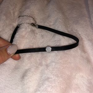 Black Choker with Sparkly Detail